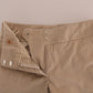 Ermanno Scervino Beige Cotton Bootcut Pants