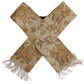 Dolce & Gabbana Elegant Beige Gold Jacquard Stole Scarf