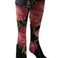 Dolce & Gabbana Multicolor Floral Tulip Nylon Socks