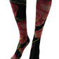 Dolce & Gabbana Multicolor Floral Tulip Nylon Socks