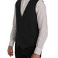 Dolce & Gabbana Gray STAFF Cotton Rayon Vest