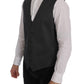 Dolce & Gabbana Gray STAFF Cotton Rayon Vest