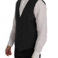 Dolce & Gabbana Gray STAFF Wool Stretch Vest