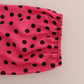 Dolce & Gabbana Pink Polka Dotted Silk Blouse