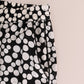 Dolce & Gabbana Black White Polka Dottes Silk Pants