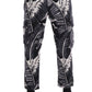 Dolce & Gabbana Gray Banana Leaf Cotton Pants