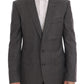 Dolce & Gabbana Gray Wool MARTINI Slim Blazer