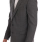 Dolce & Gabbana Gray Wool MARTINI Slim Blazer