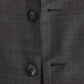 Dolce & Gabbana Gray Wool MARTINI Slim Blazer