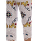 Dolce & Gabbana Multicolor Majolica Cutout Capri Pants