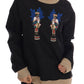 Dolce & Gabbana Black Fairy Tale Brocade Zipper Sweater