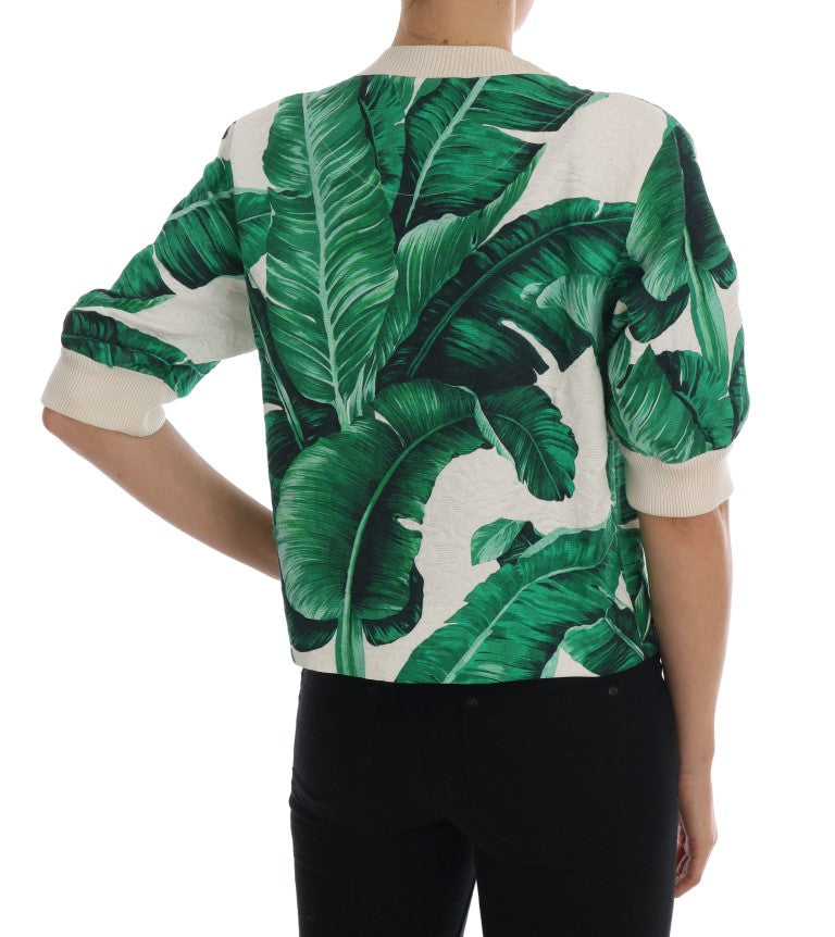 Dolce & Gabbana Tropical Pineapple Sequined Sweater