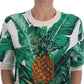 Dolce & Gabbana Tropical Pineapple Sequined Sweater