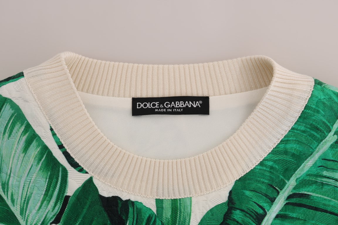 Dolce & Gabbana Tropical Pineapple Sequined Sweater