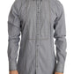 Dolce & Gabbana Gray Check GOLD Cotton Slim Fit Shirt