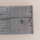 Dolce & Gabbana Gray Check GOLD Cotton Slim Fit Shirt