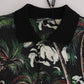 Dolce & Gabbana Black Volcano Sicily Polo Shirt