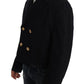 Dolce & Gabbana Trench Blue Cotton Stretch Jacket Coat