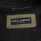 Dolce & Gabbana Brown Gray Leather Jacket Coat