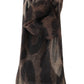 Dolce & Gabbana Brown Leopard Tulle Long Socks Pumps