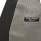 Dolce & Gabbana Gray Striped Formal Dress Vest