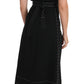 Dolce & Gabbana Black Wool Stretch A-line Sheath Dress