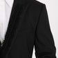 Dolce & Gabbana Black Wool MARTINI Torrero Blazer Jacket