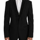 Dolce & Gabbana Black Wool MARTINI Torrero Blazer Jacket