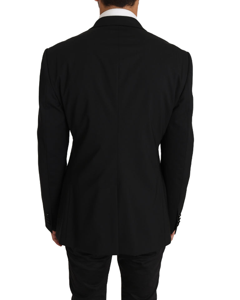 Dolce & Gabbana Black Wool MARTINI Torrero Blazer Jacket