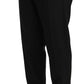 Dolce & Gabbana Black Wool Stretch Dress Trousers Pants