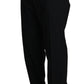 Dolce & Gabbana Black Wool Stretch Dress Trousers Pants