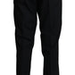 Dolce & Gabbana Black Wool Stretch Dress Trousers Pants