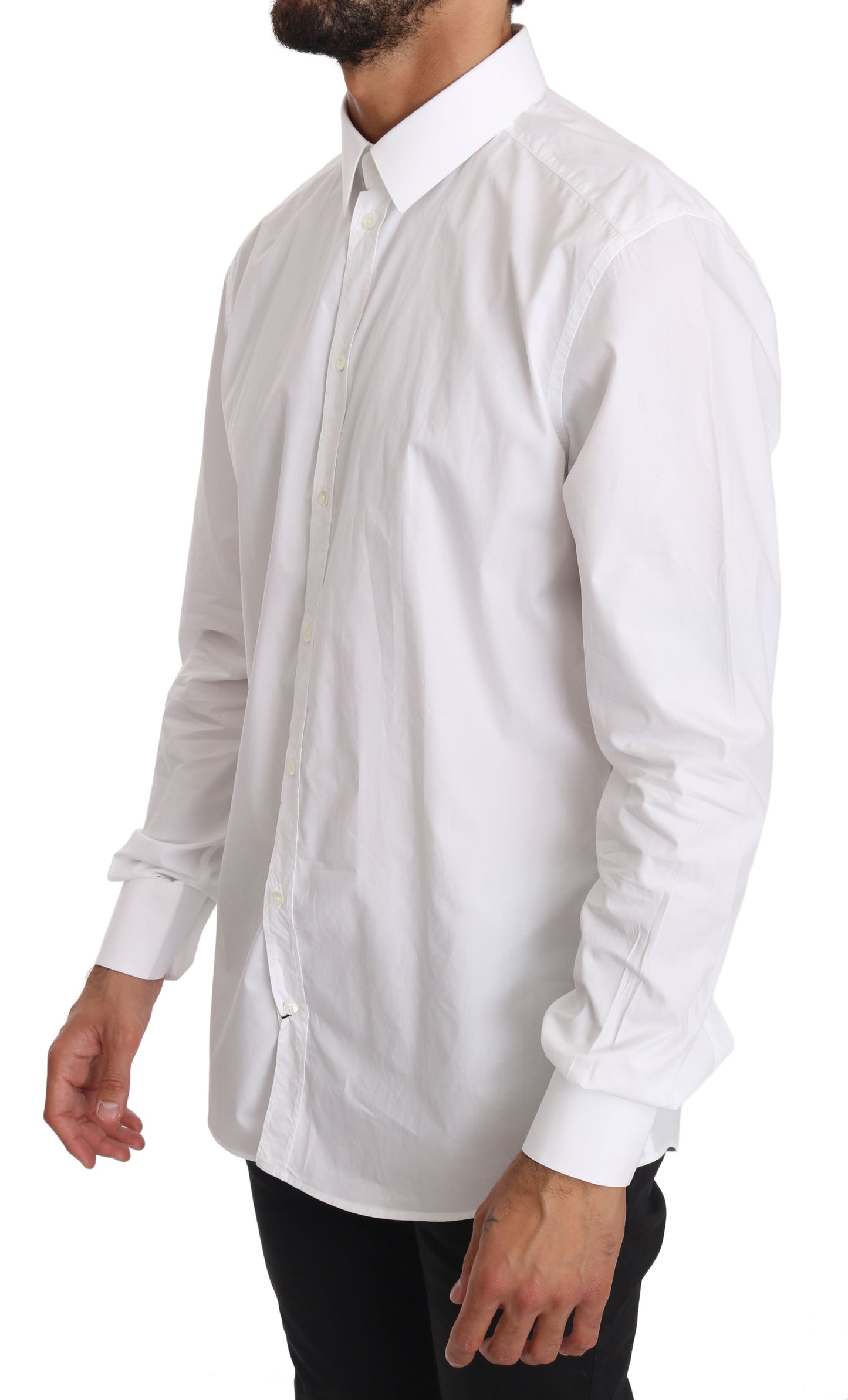 Dolce & Gabbana White GOLD Dress Shirt