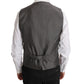 Dolce & Gabbana Brown Wool Silk Waistcoat Vest