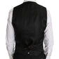 Dolce & Gabbana Purple Pattern Wool Silk Waistcoat Vest