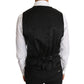 Dolce & Gabbana Gray Solid 100% Wool Waistcoat Vest