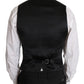 Dolce & Gabbana Gray Wool Double Breasted Waistcoat Vest