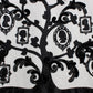 Dolce & Gabbana White Floral Brocade Family Tree Skirt