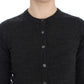 Dolce & Gabbana Gray Wool Button Cardigan Sweater