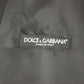 Dolce & Gabbana Black Striped Wool Logo Vest