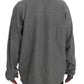 Dolce & Gabbana Gray Crewneck Pullover Silk Sweater