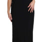 Dolce & Gabbana Black Stretch Fit Flare Gown Maxi