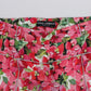 Dolce & Gabbana Multicolor Floral Knee Capris Shorts Pants