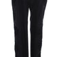 Dolce & Gabbana Black Cotton Stretch Torero Capris Pants