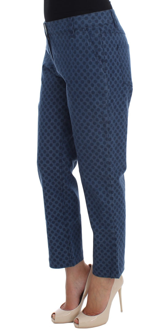 Dolce & Gabbana Polka Dotted Stretch Capri Jeans