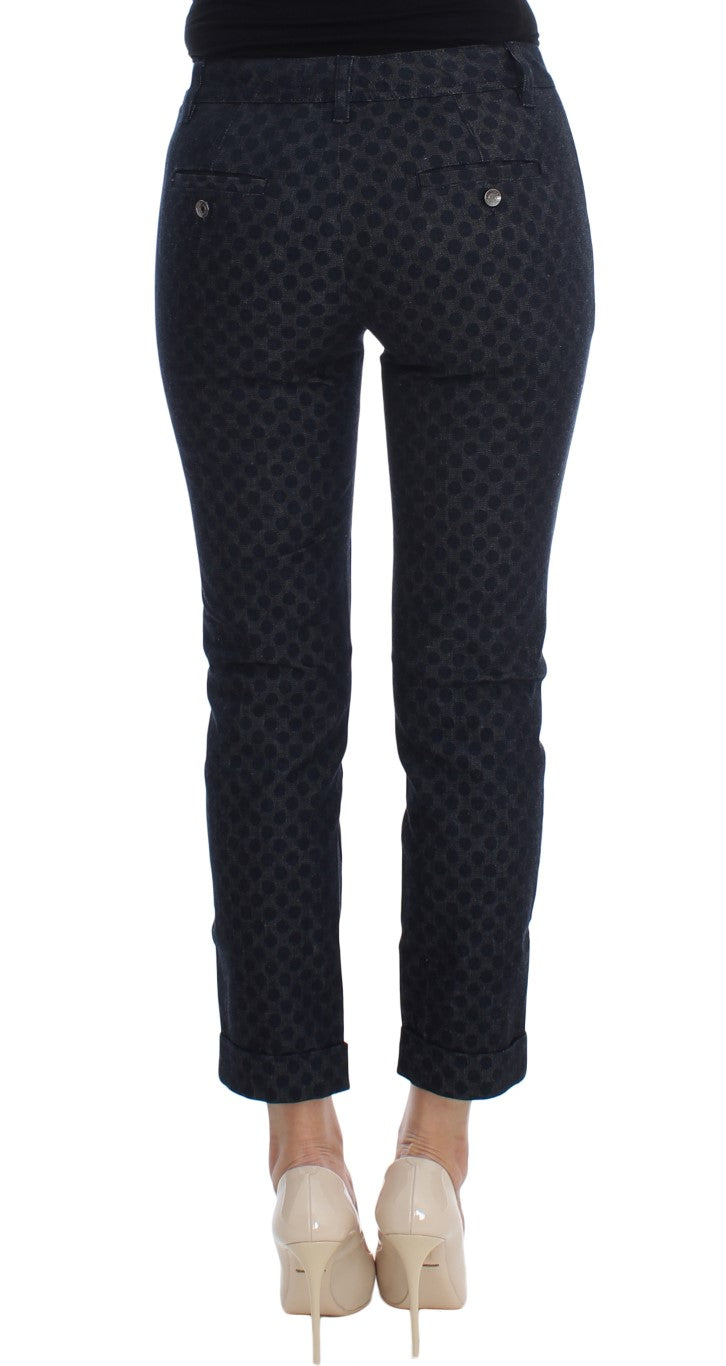 Dolce & Gabbana Polka Dotted Slim Capris Jeans