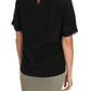 Dolce & Gabbana Black Silk Lace Top Blouse T-Shirt