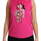 Dolce & Gabbana Pink Family Silk Tank  Mama Blouse Top Shirt