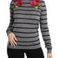 Dolce & Gabbana Gray Cashmere Silk Turtleneck Sweater