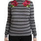 Dolce & Gabbana Gray Cashmere Silk Turtleneck Sweater